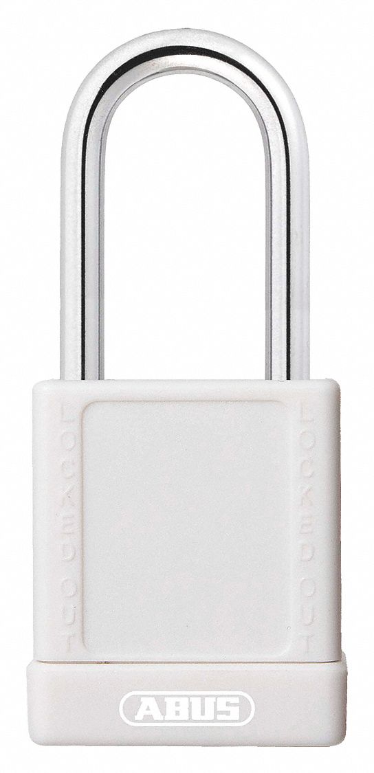 Lockout Padlock KA White 1-3/4 H PK3