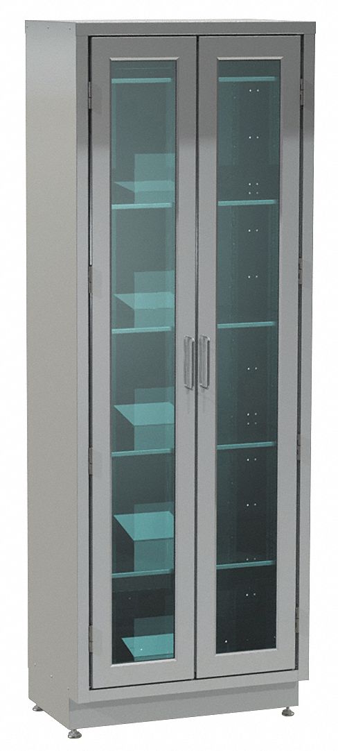 SpplyCab Slvr SStl 18 x84 x30