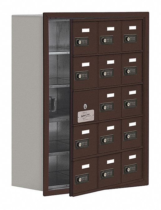 Locker 5x3Lckrs Brnz 30 x23 x9