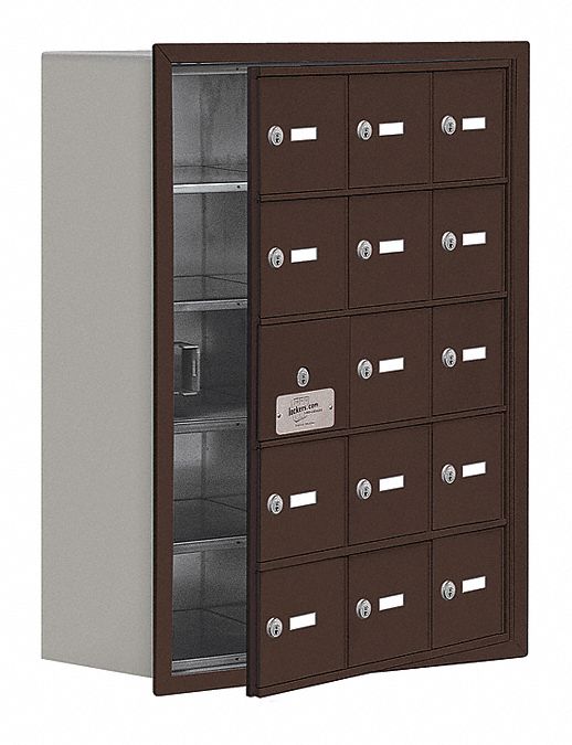 Locker 5x3Lckrs Brnz 30 x23 x9