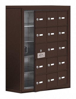 K7529 Locker 5x3Lckrs Brnz 31 x24 x9