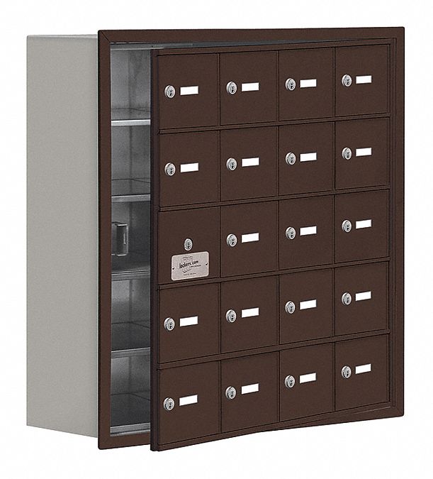 Locker 5x4Lckrs Brnz 30 x29 x9