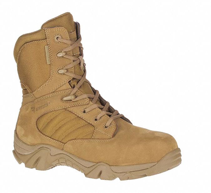 Boots 9-1/2 EW Round Coyote Mens PR