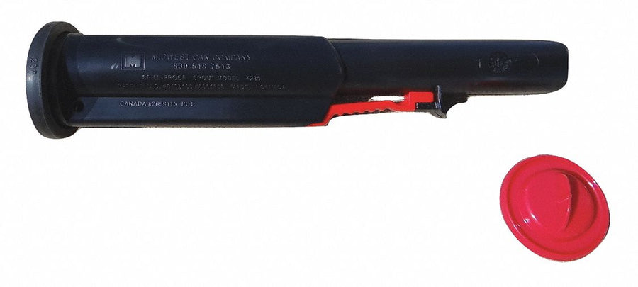 Fuel Spout/Cap Vented Locking Threaded
