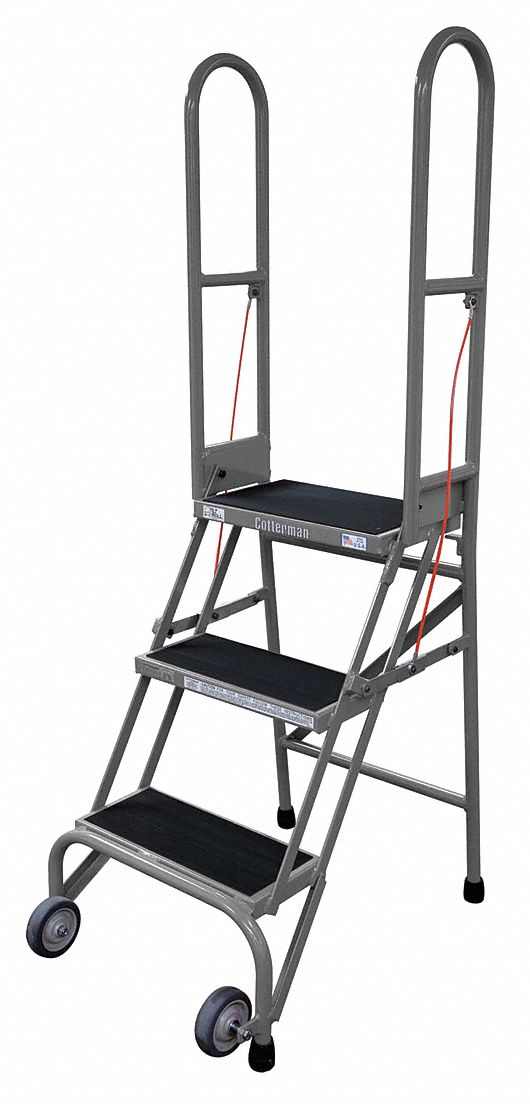 Folding Rolling Safety Ldr Platfm 40In H