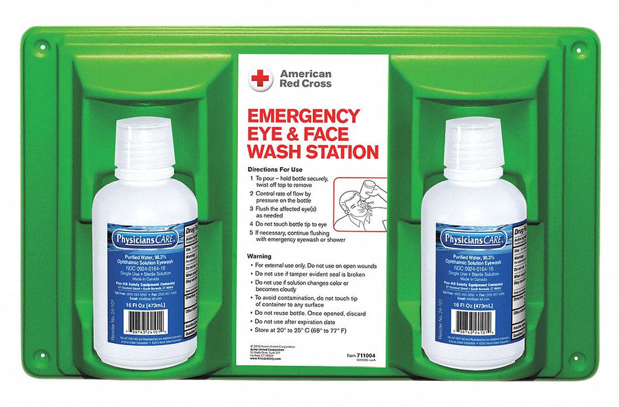 Eye Wash Station 2-16 oz Bottles