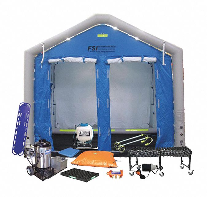 Decontamination Shower Blue 1000 lb.