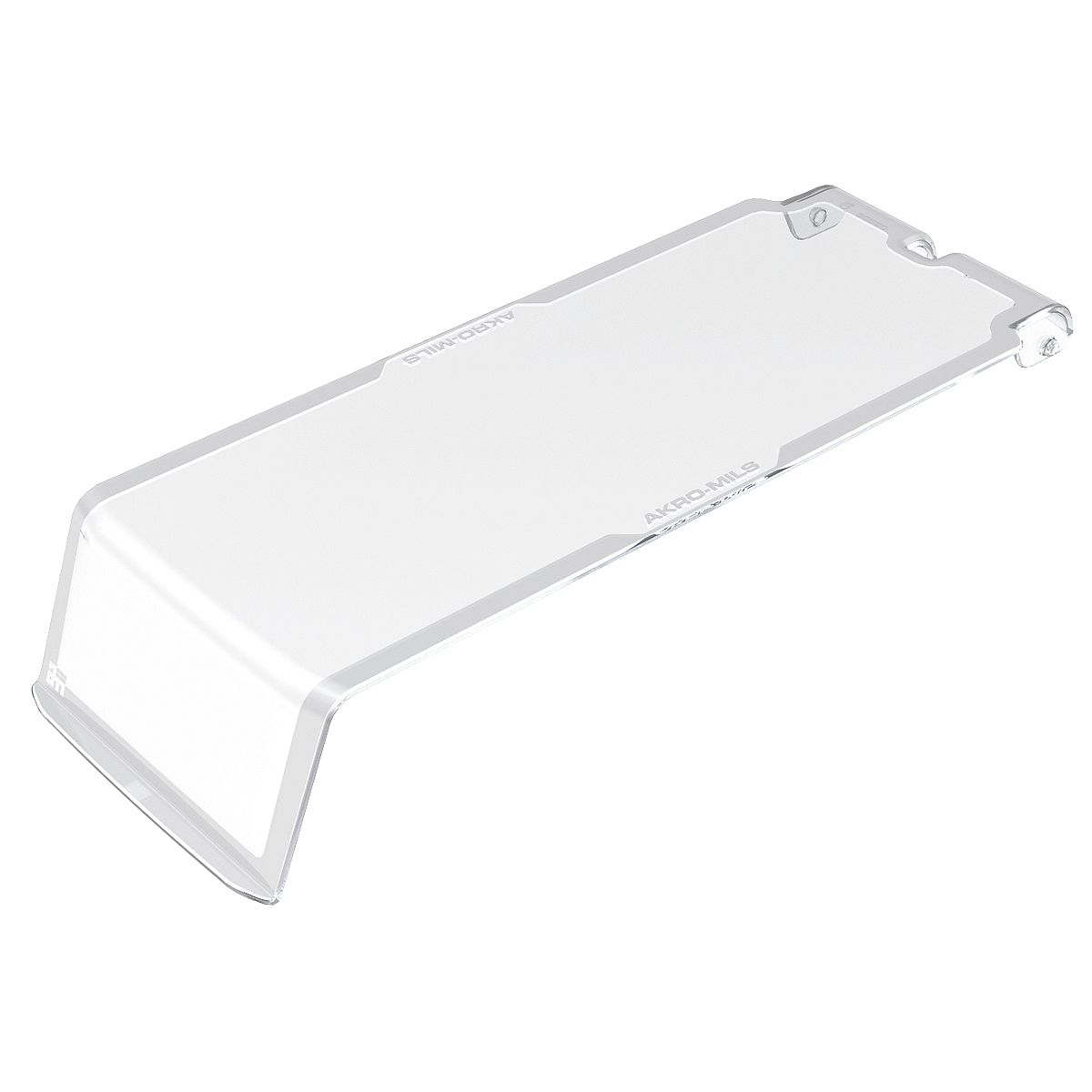 Bin Lid Clear Polystyrene 10 7/16 in