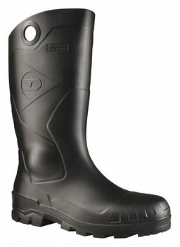 J6897 Rubber Boot Unisex 6 Knee Black PR