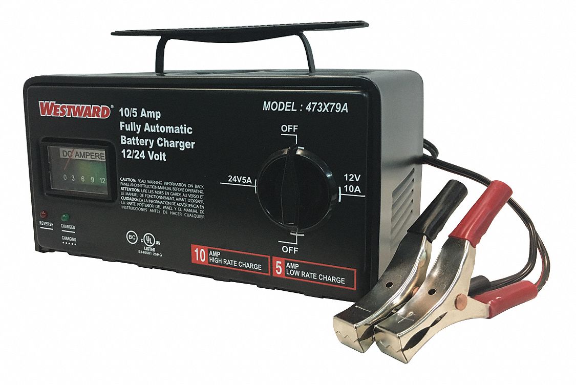 Charger For 12/24V Battery 2.7A Input