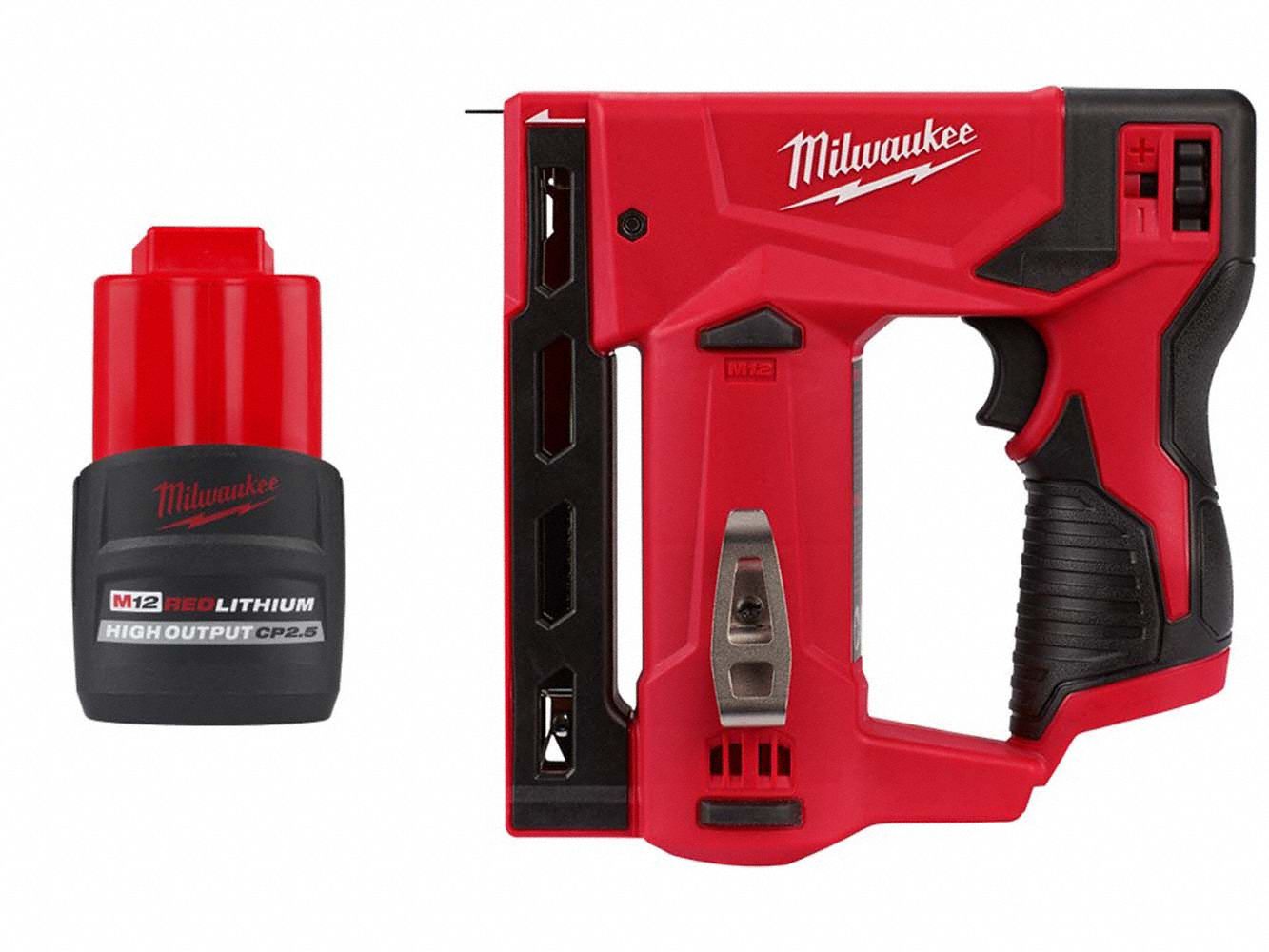 Battery and Crown Stapler 12V DC