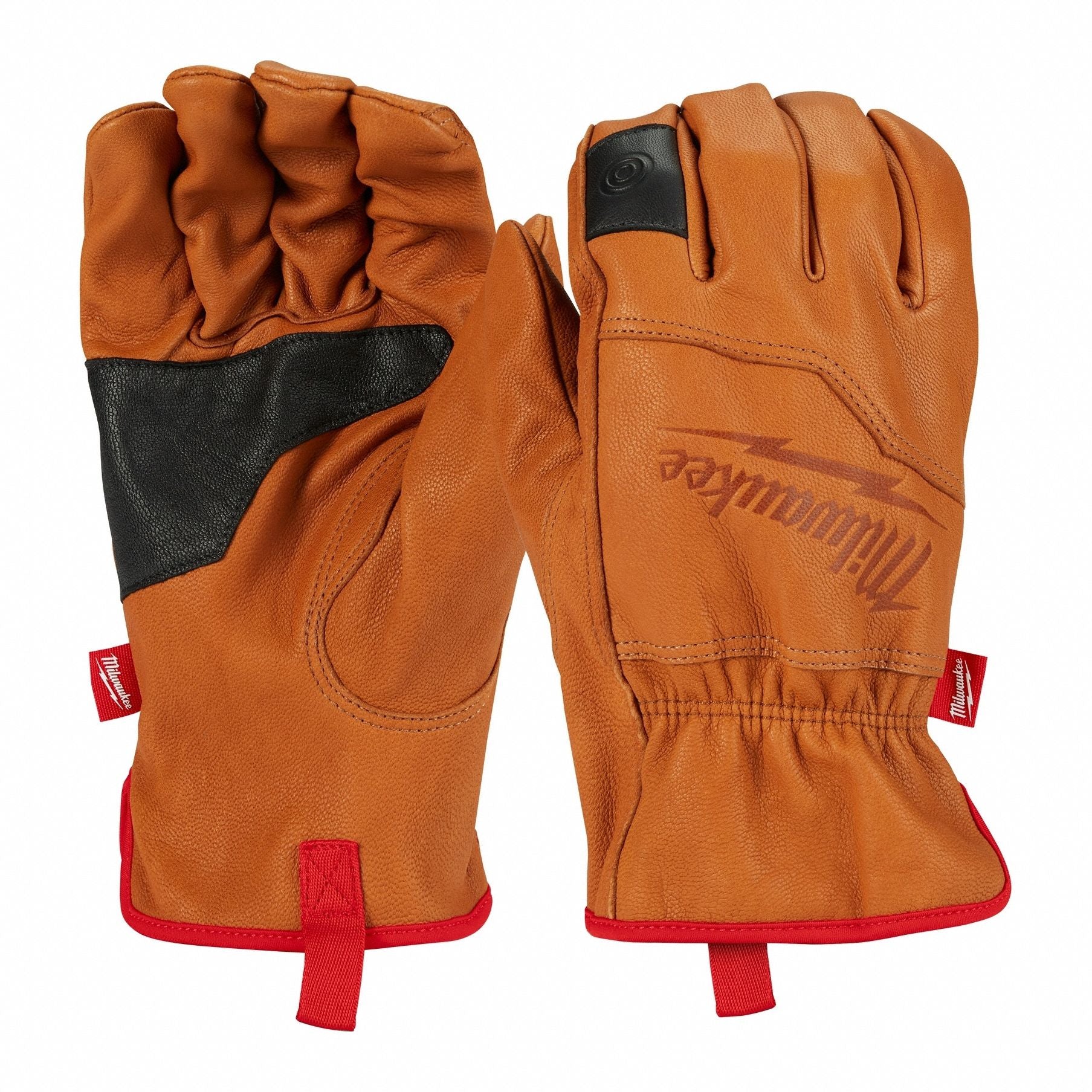 Goatskin Leather Work Gloves L PR