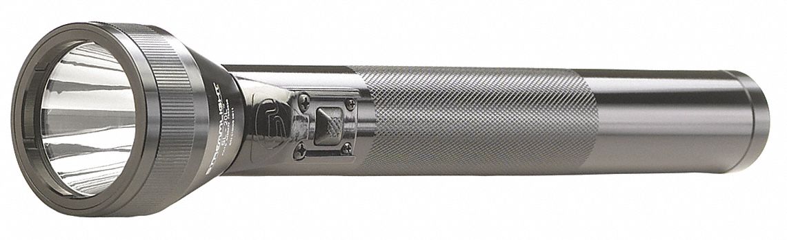 Handheld Flashlight Aluminum Black 450lm