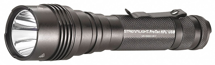 Tactical Flashlight Alum Black 1000lm