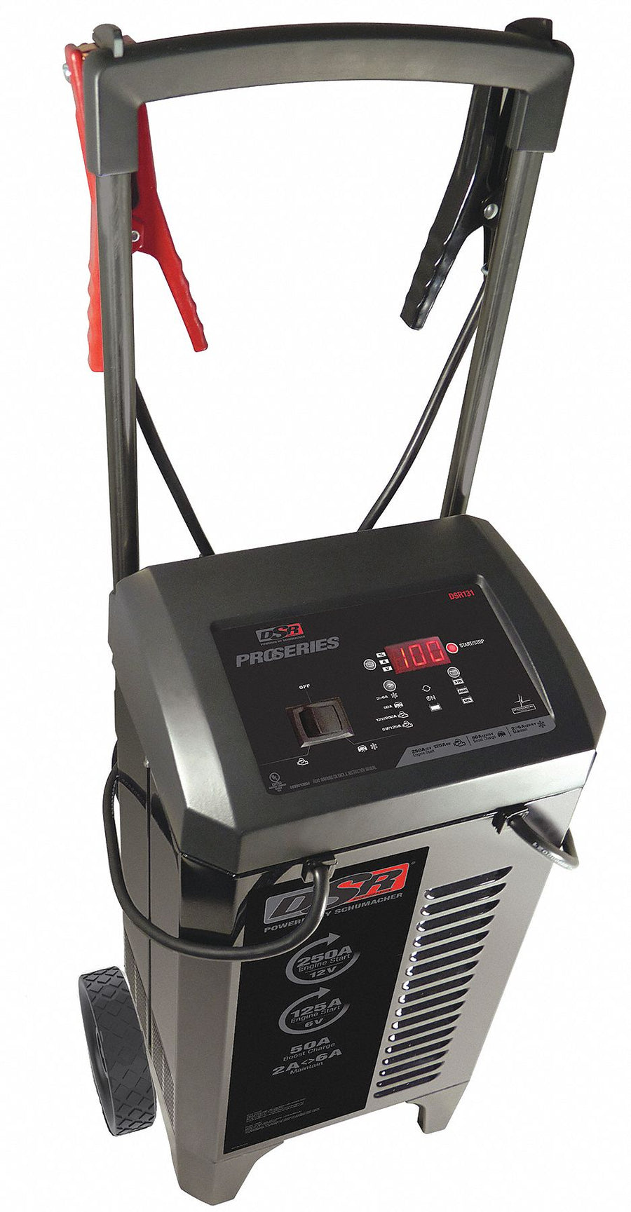 Battery Charger Wheeled 6/12V Batteries