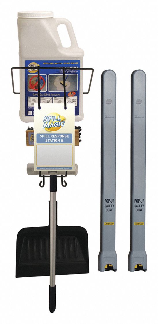 Spill Response Station Kit Blk 7-3/4 L