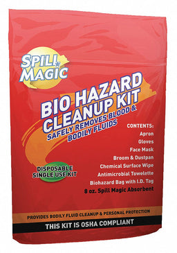 Biohazard Clean Up Kit White 4 L