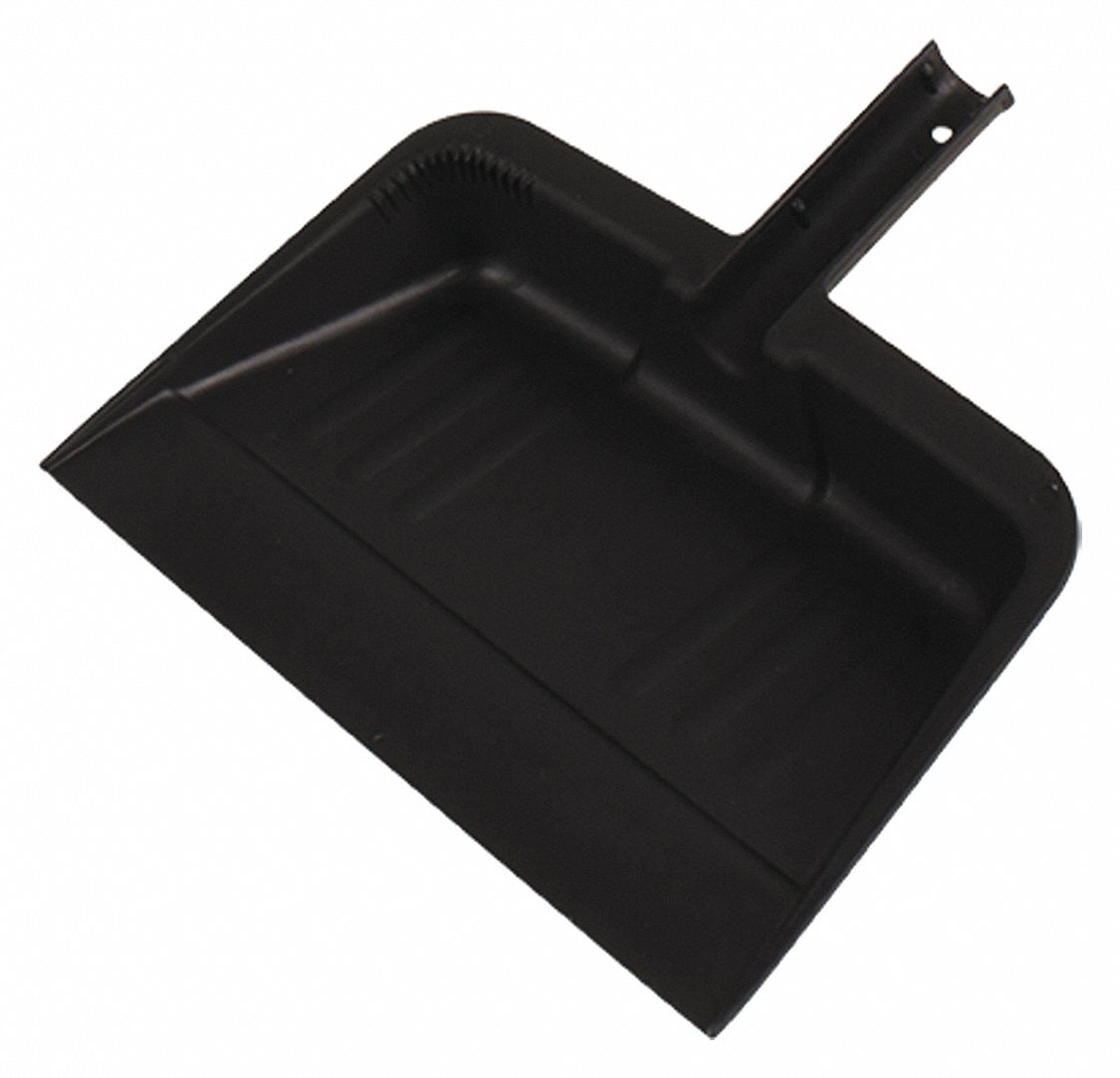 Portable Dustpan Black 12-1/4 L