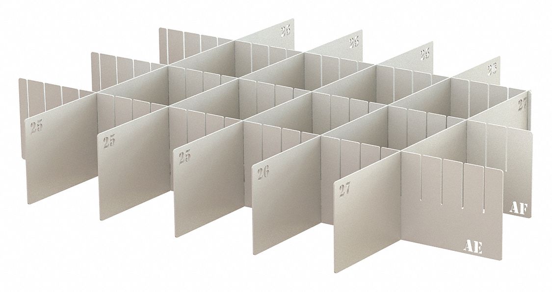 Drawer Divider 5 in x 23 3/4 in 1PK