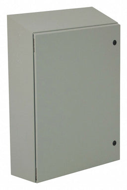 Sloped Top Enclosure 30.00 H Gray