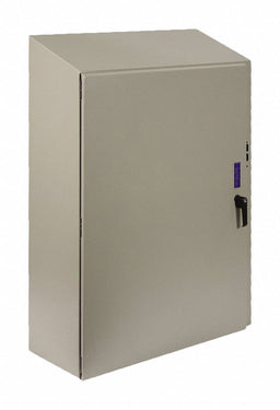 Sloped Top Enclosure 20.00 H Gray