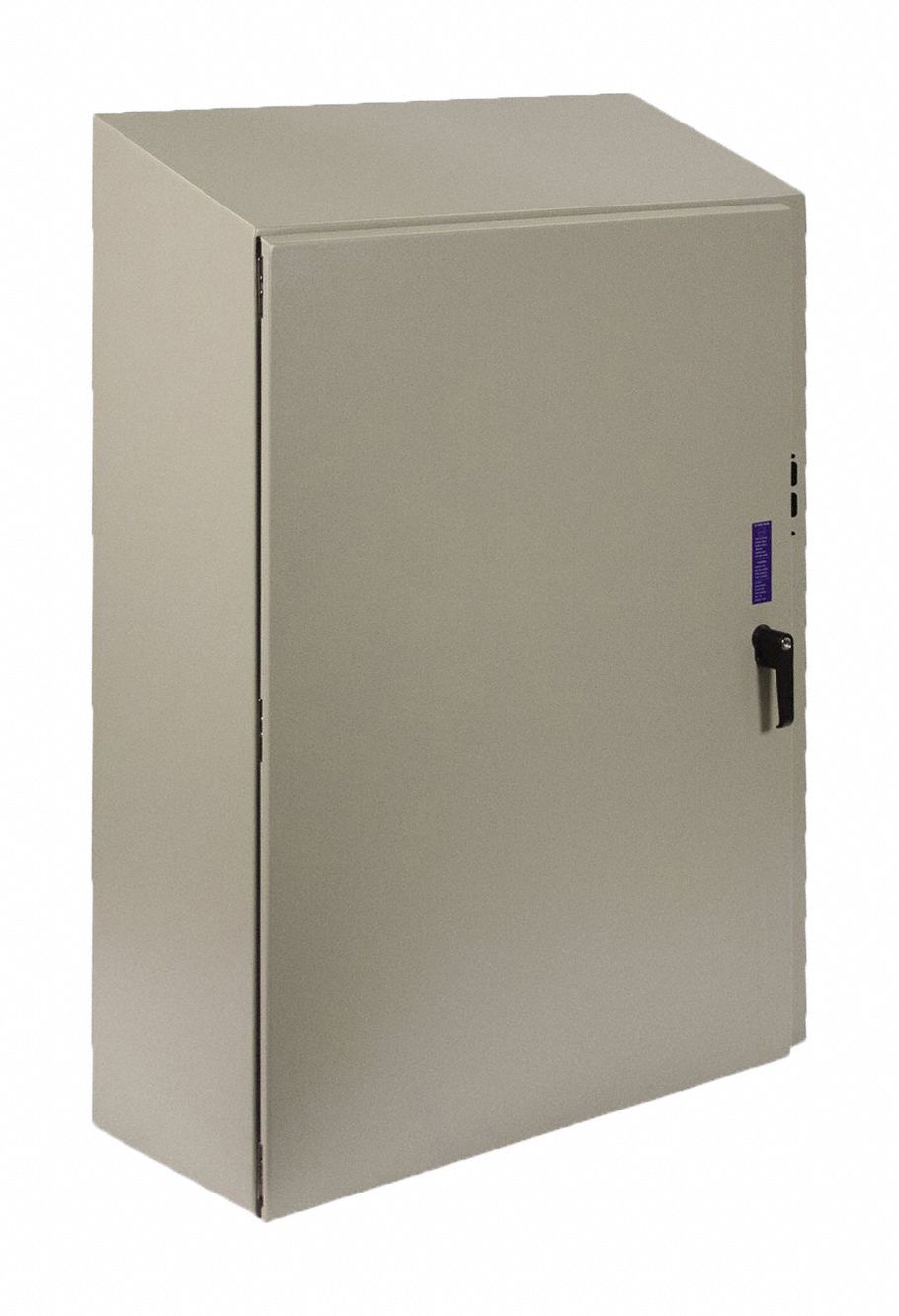 Sloped Top Enclosure 24.00 H Gray