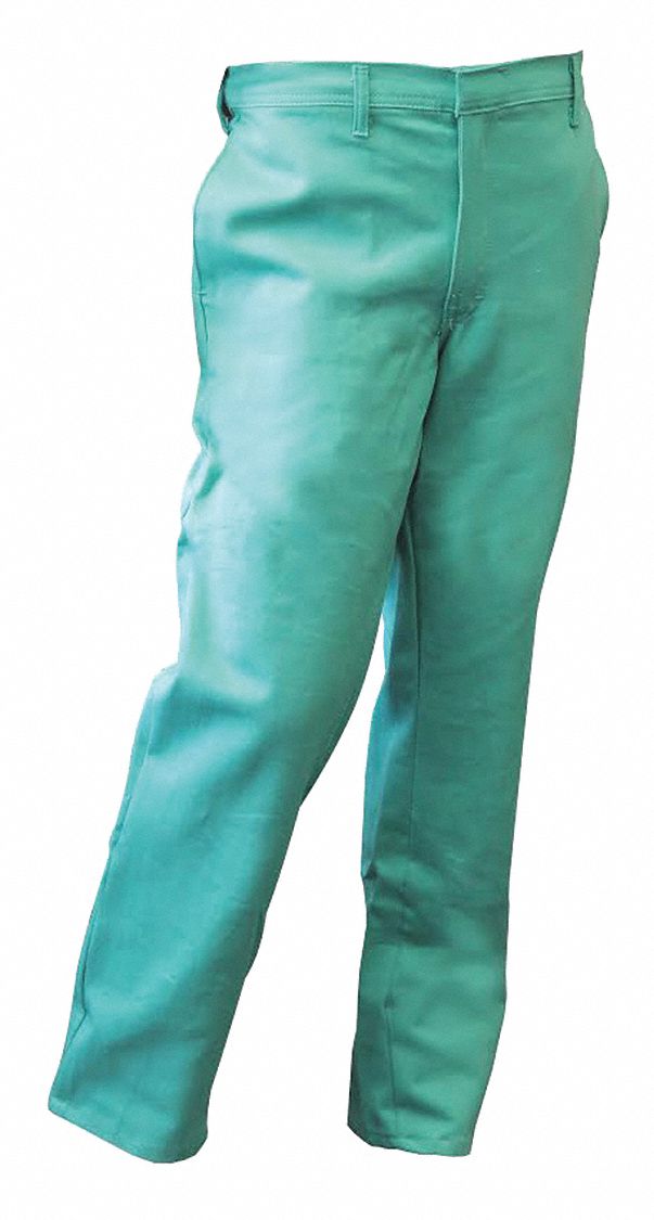 Pants Waist 34 Inseam 32 Green Zipper
