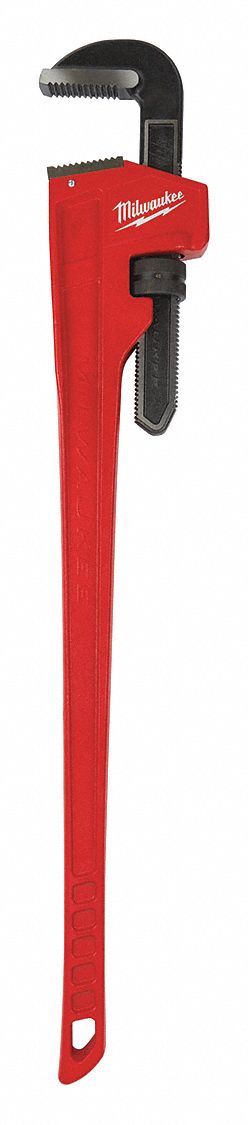 Pipe Wrench Ergonomic Serrated 48