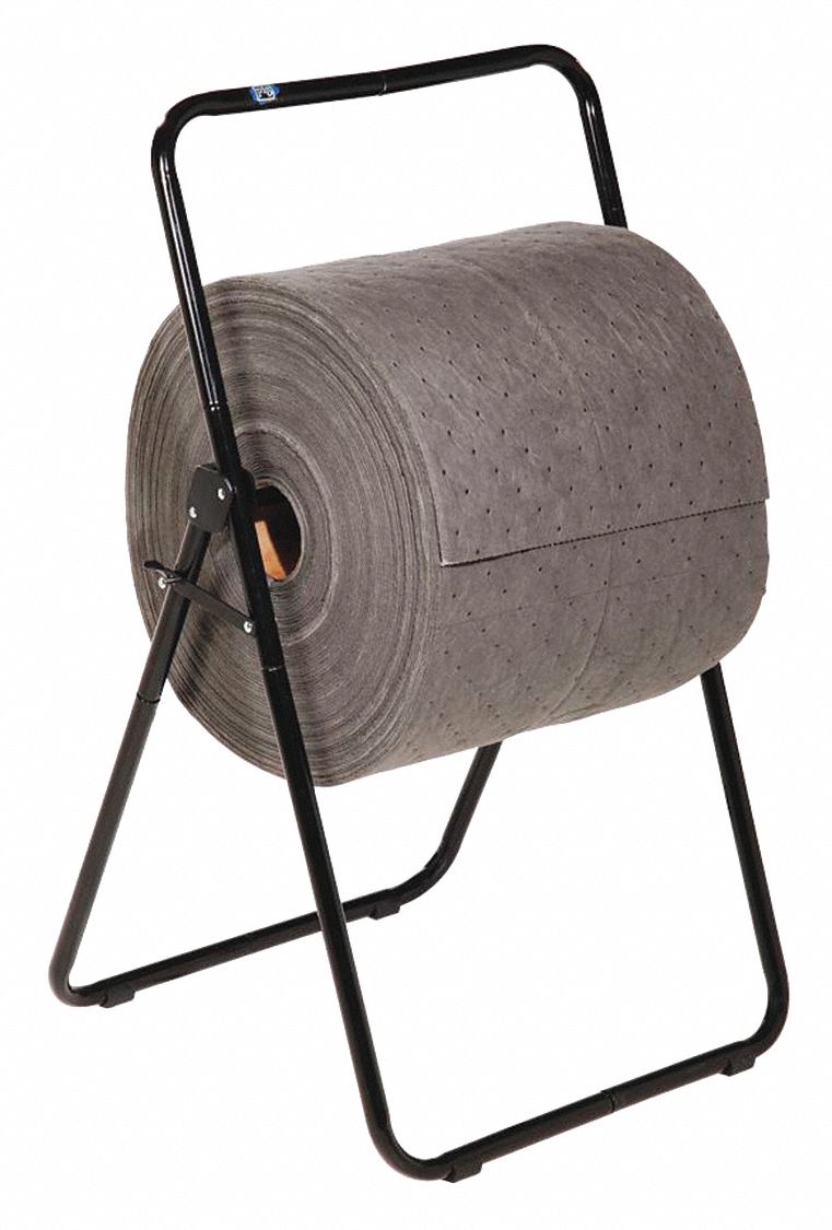 Adj. Roll Dispenser Black Steel