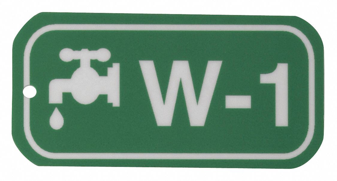 Lockout Tag 1-1/2 Hx3 W 1/8 Hole Sz PK25