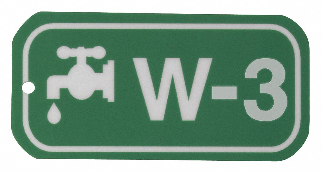 Lockout Tag 1-1/2 H x 3 W 1/8 Hole PK5