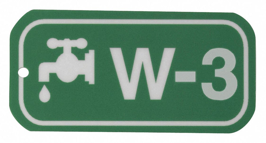 Lockout Tag 1-1/2 H x 3 W 1/8 Hole PK25