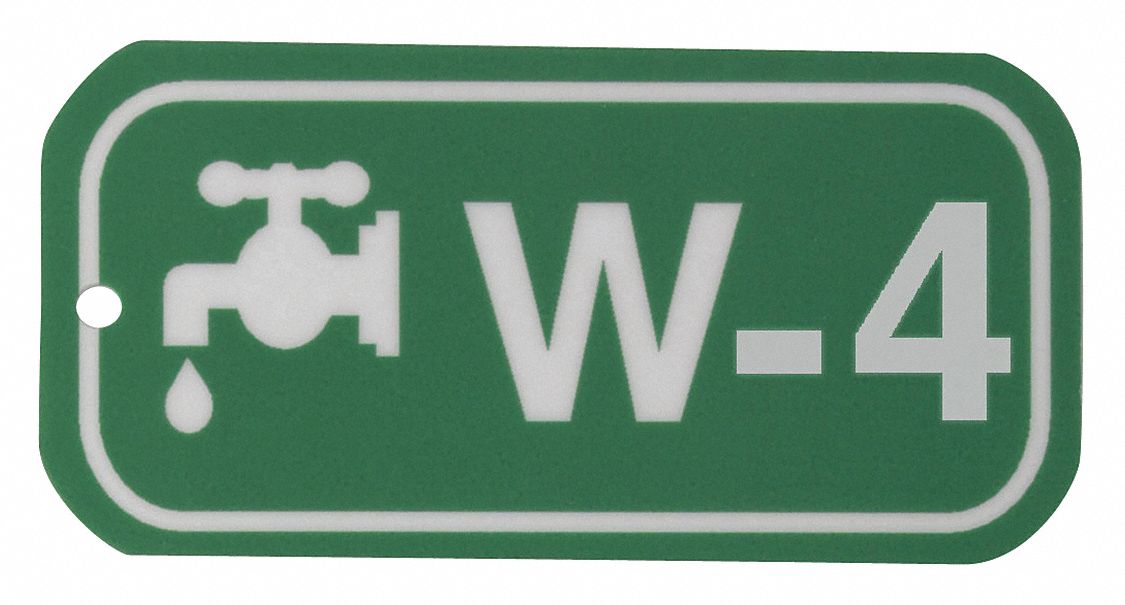 Lockout Tag 1-1/2 H x 3 W 1/8 Hole PK5