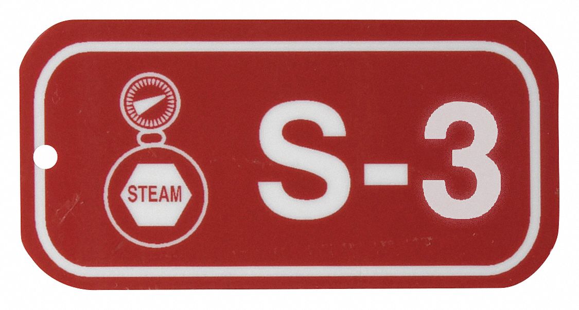 Lockout Tag 1-1/2 H x 3 W 1/8 Hole PK5