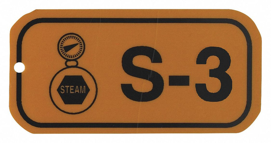 Lockout Tag 1-1/2 H x 3 W 1/8 Hole PK5