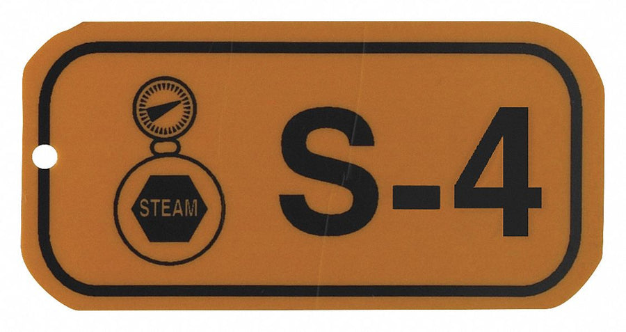 Lockout Tag 1-1/2 H x 3 W 1/8 Hole PK5