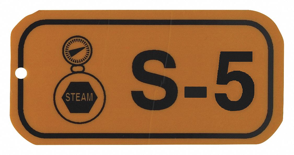 Lockout Tag 1-1/2 H x 3 W 1/8 Hole PK5