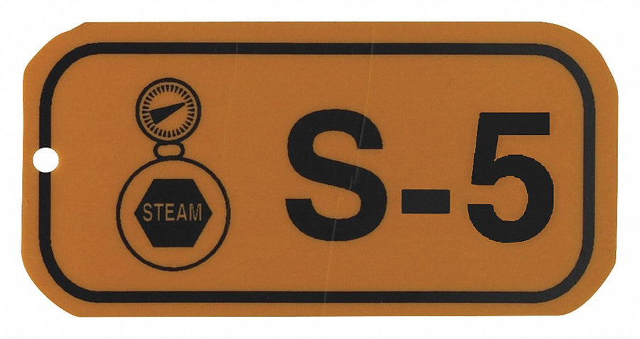 Lockout Tag 1-1/2 H x 3 W 1/8 Hole PK5
