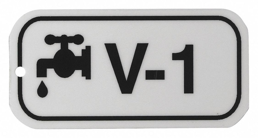 Lockout Tag 1-1/2 Hx3 W 1/8 Hole PK5