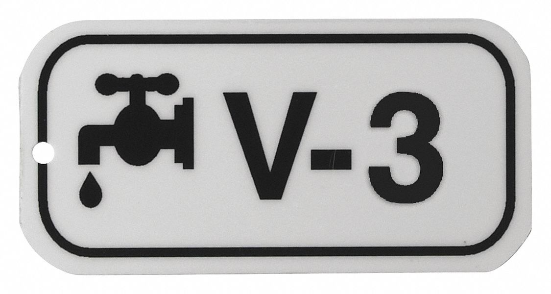 Lockout Tag 1-1/2 H x 3 W 1/8 Hole PK5