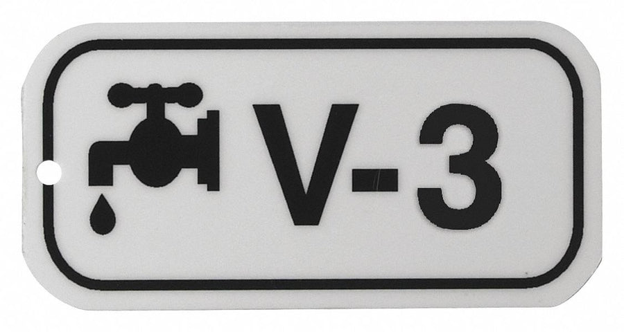 Lockout Tag 1-1/2 H x 3 W 1/8 Hole PK5