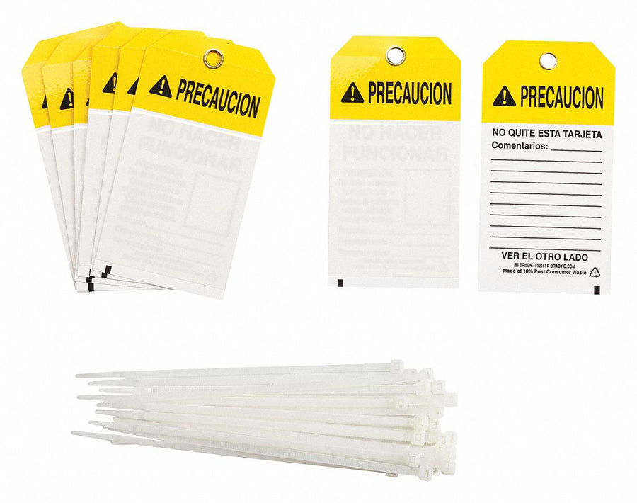 LockoutTag 5-3/4 Hx3 W Polyester PK10