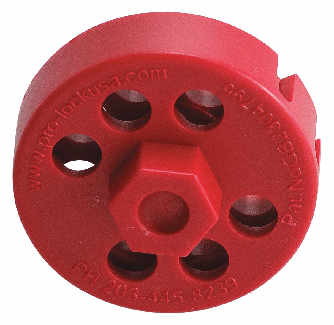 Cable Lockout Red Nylon