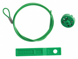 Cable Lockout Green 5 ft L Cable