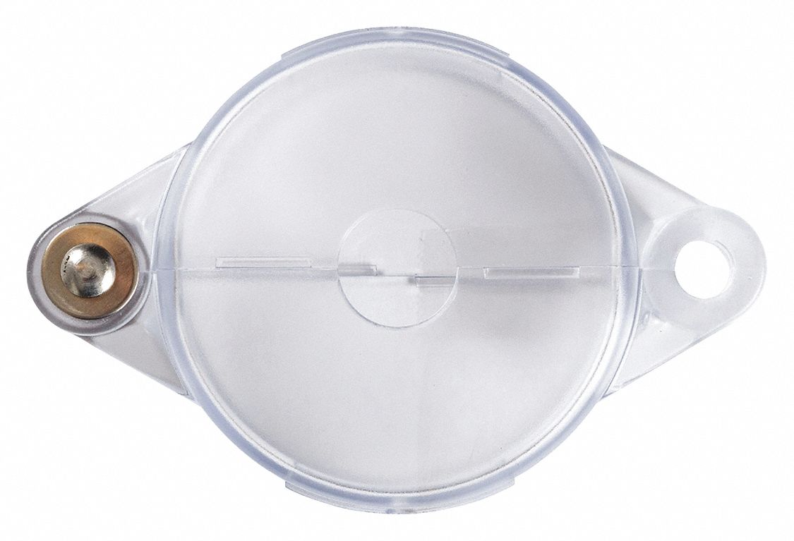 Gate Valve Lockout Clear 1-3/8 H x 3 L