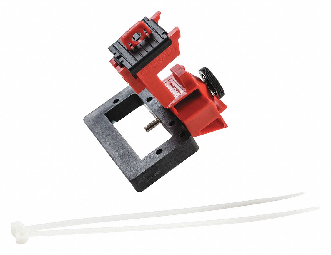 Oversized Breaker Lockout Red 4-1/8 H