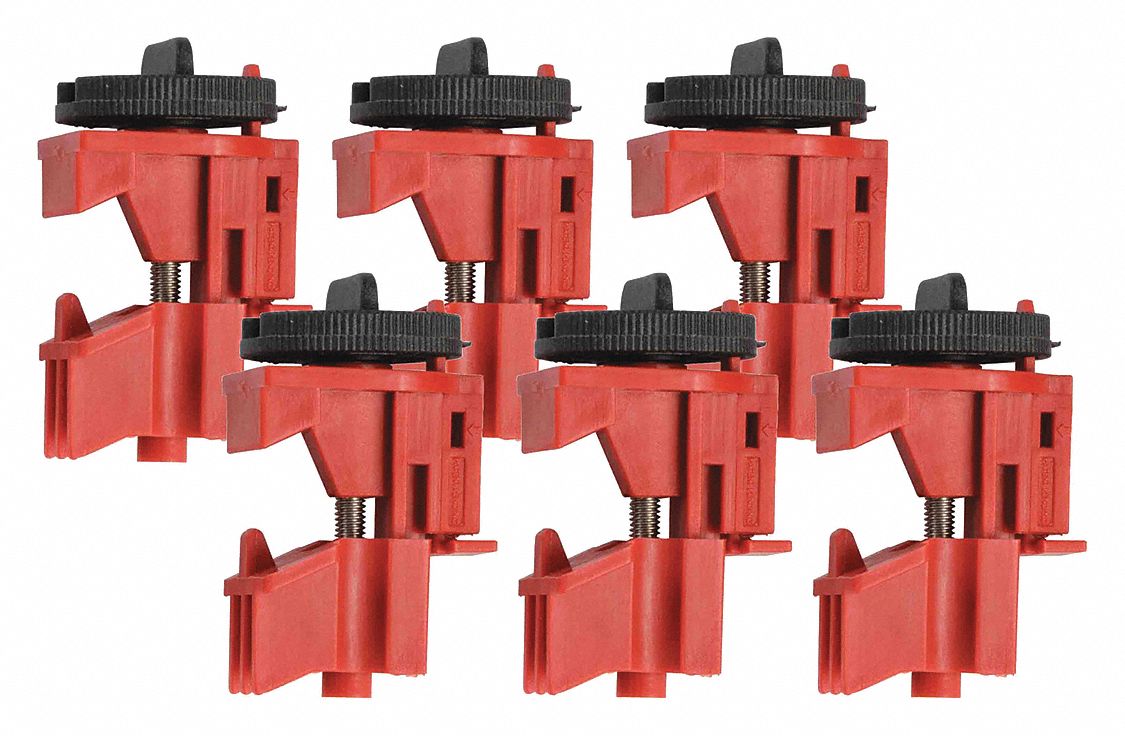 Multi-Pole Breaker Lockout Red 2-1/8 H