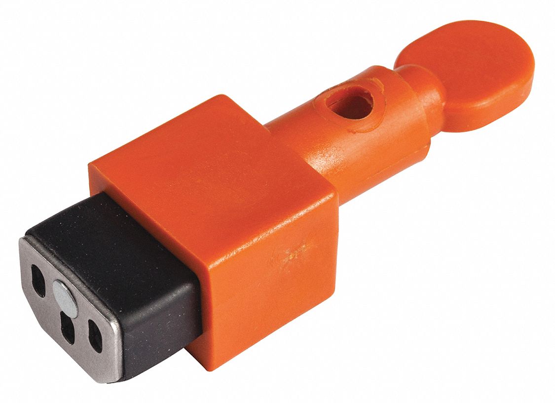 Plug Lockout 1-1/4 W Nylon 3-7/16 L