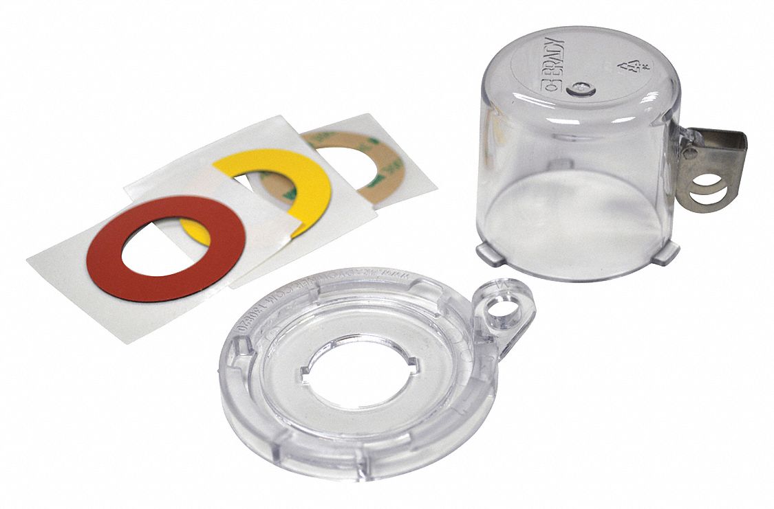 Push Button Lockout Clear 2-1/2 L