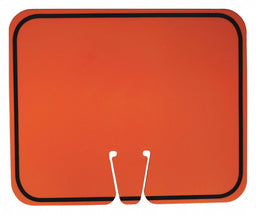 Traffic Cone Sign 12-1/2 L ABS Plastic